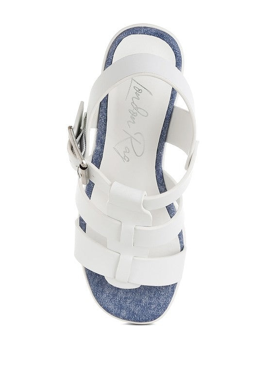 Avalon Chunky Pin Buckle Platform Heels - Tigbul's Variety Fashion Shop