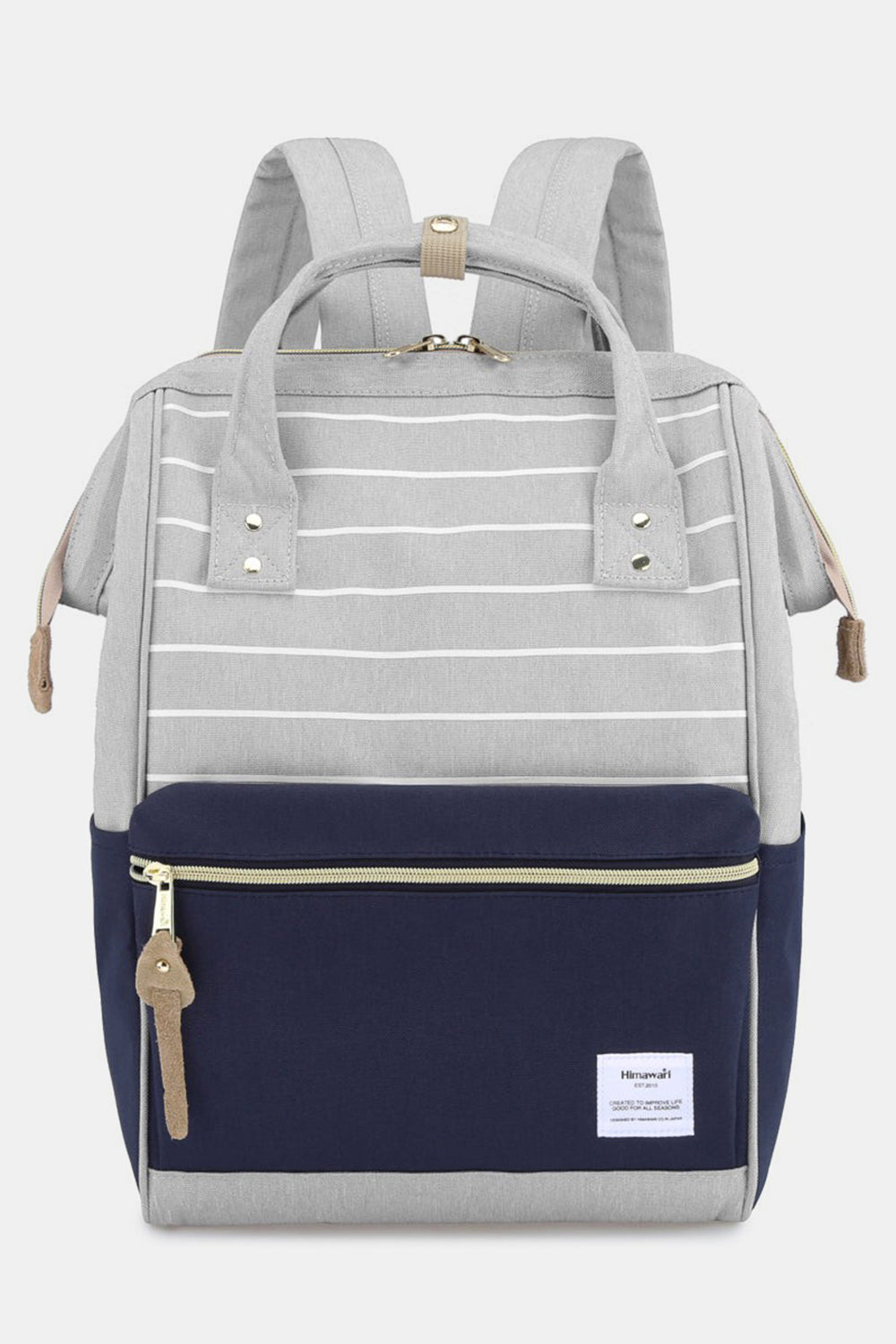 Himawari Waterproof Canvas Backpack Bag with Side Pockets - Tigbul's Variety Fashion Shop