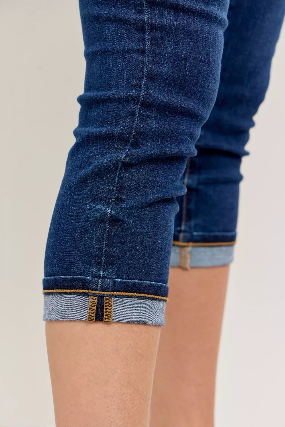 Judy Blue High Waist Capri Jeans with Single Cuff - Tigbul's Variety Fashion Shop