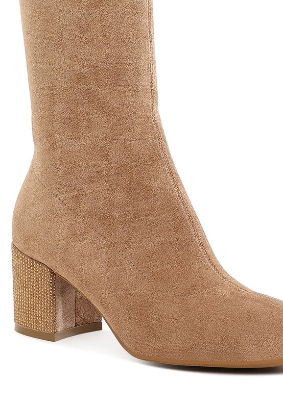 Sinaloa Microfiber Knee High Boots - Tigbul's Variety Fashion Shop