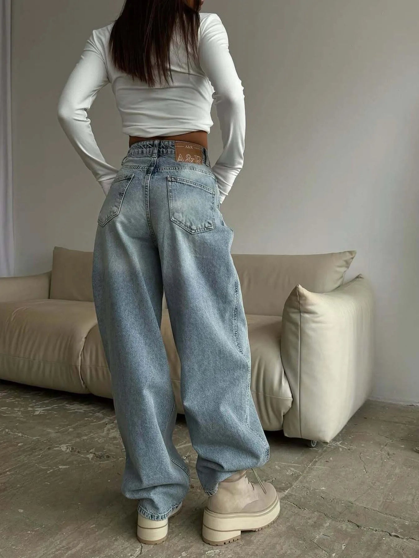 Wide Leg Jeans - Tigbul's Variety Fashion Shop