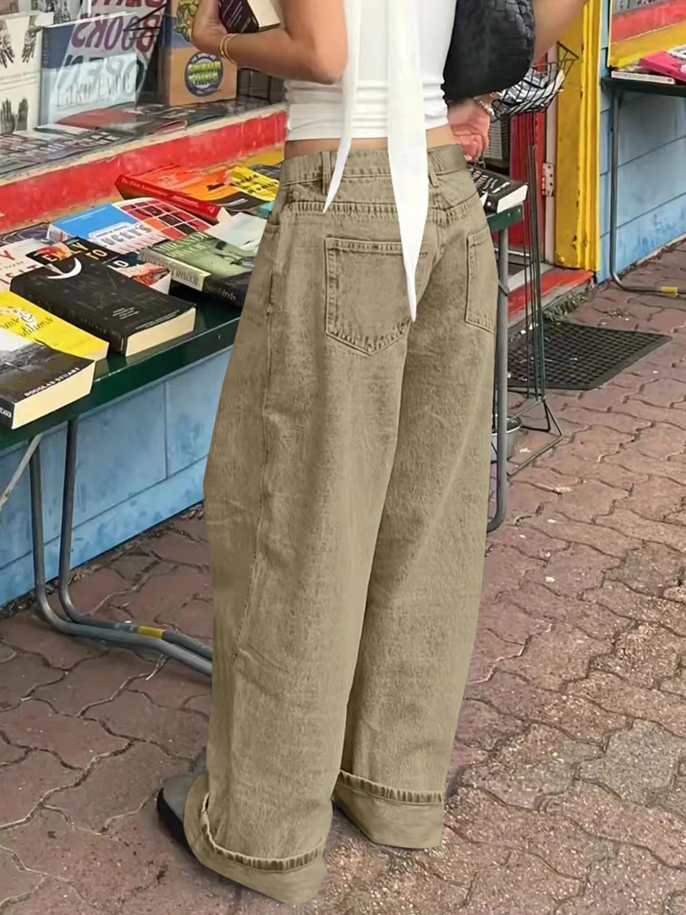 Wide Leg Jeans - Tigbul's Variety Fashion Shop