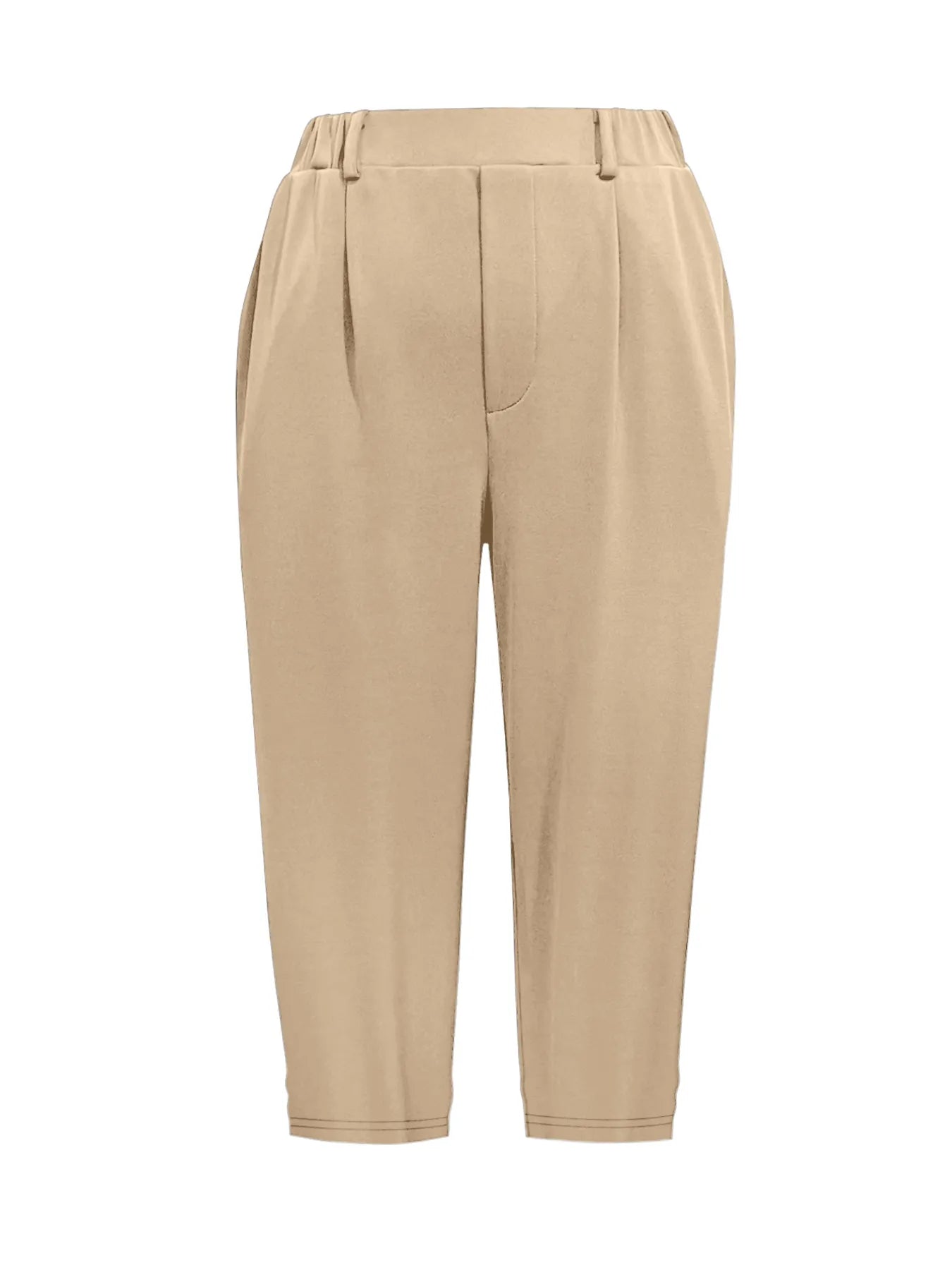 Pleated Detail Pants with Pockets - Tigbul's Variety Fashion Shop