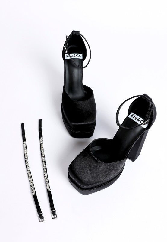 Martini Sky High Platform Sandals - Tigbul's Variety Fashion Shop
