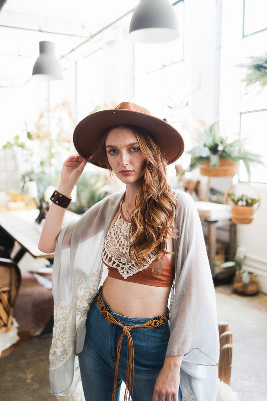 Crochet Lace High Neck Bralette - Tigbul's Variety Fashion Shop