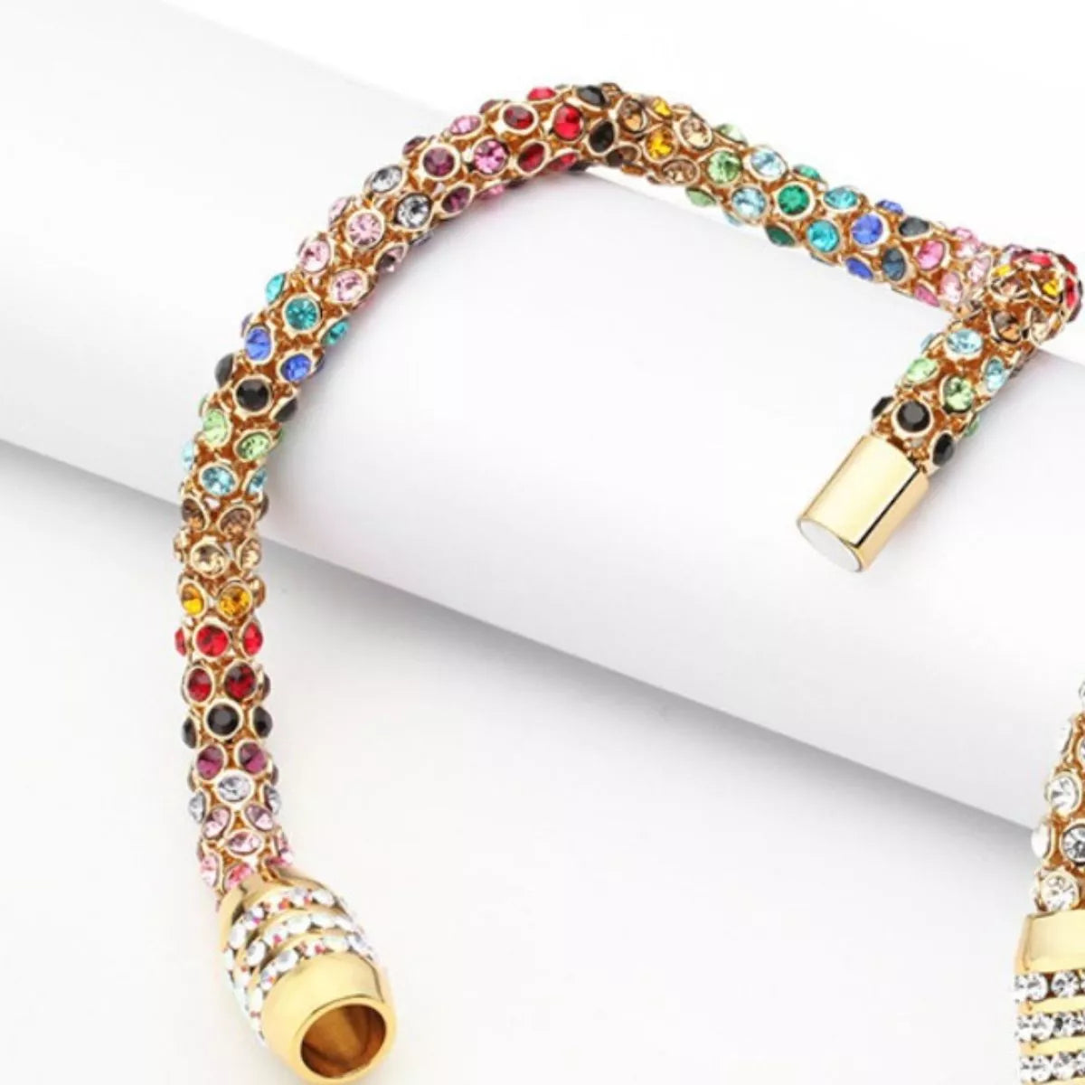 Multi-Colored Crystal Bracelet - Tigbul's Variety Fashion Shop