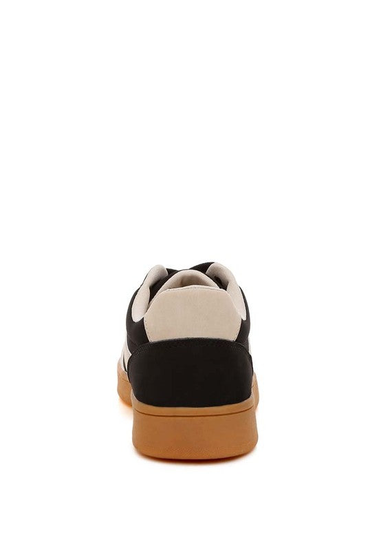 Zoomer Contrasting Patchwork Chunky Sneakers - Tigbul's Variety Fashion Shop