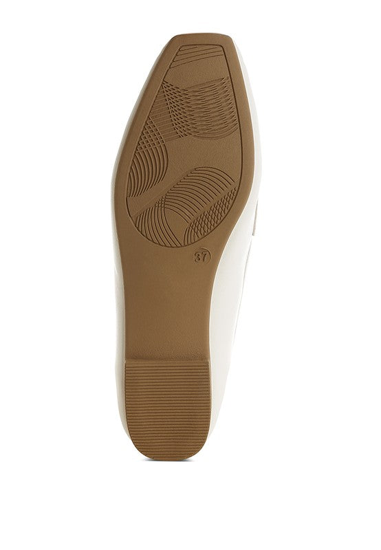 Dorlina Studded Faux Leather Loafers - Tigbul's Variety Fashion Shop