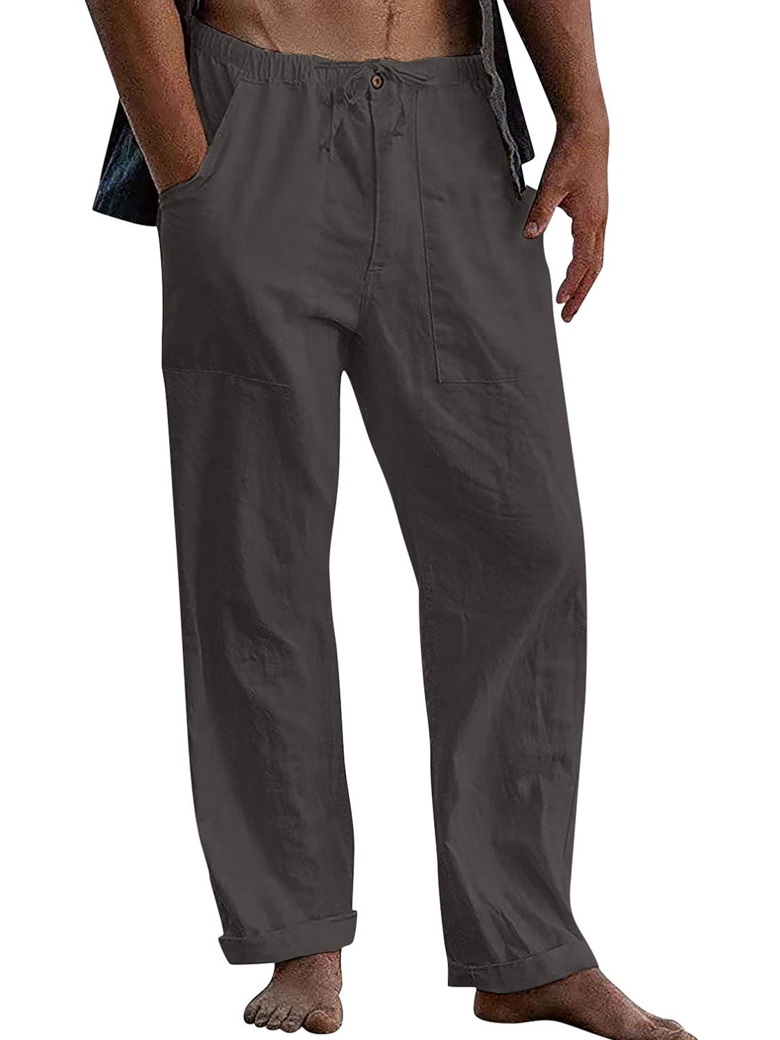 Men's Full Size Loose Fit Pants Plus Size - Tigbul's Variety Fashion Shop
