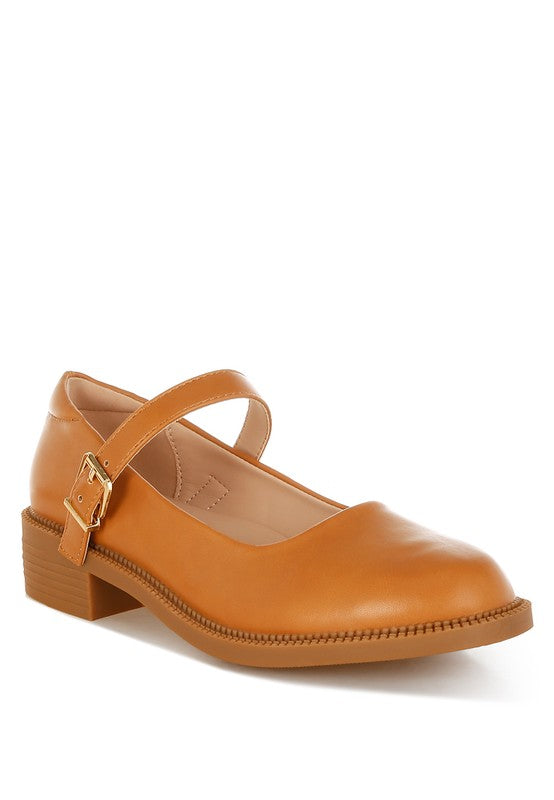Ejeta Faux Leather Mary Jane Shoes - Tigbul's Variety Fashion Shop