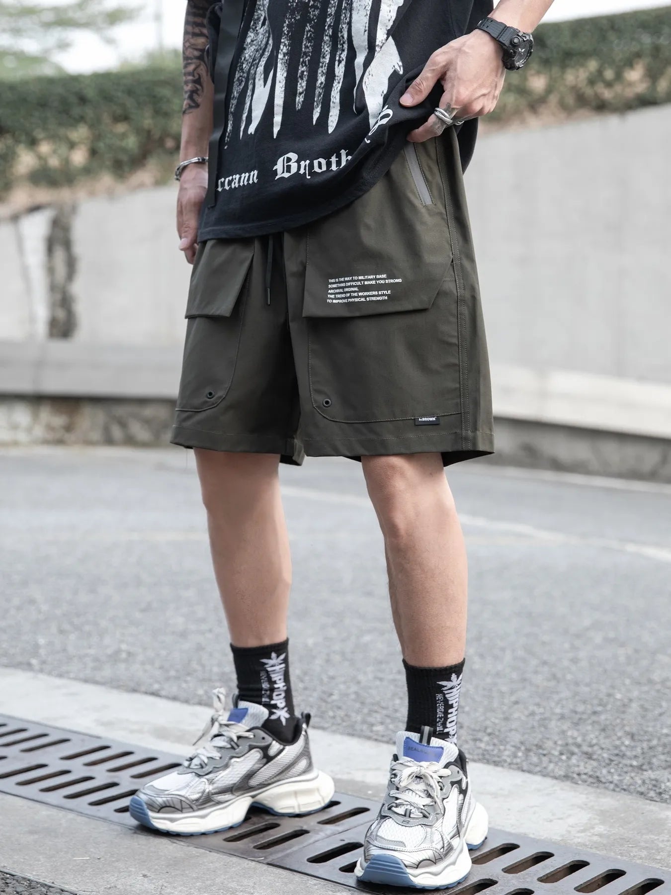 Men's Plus Size Drawstring Shorts - Tigbul's Variety Fashion Shop