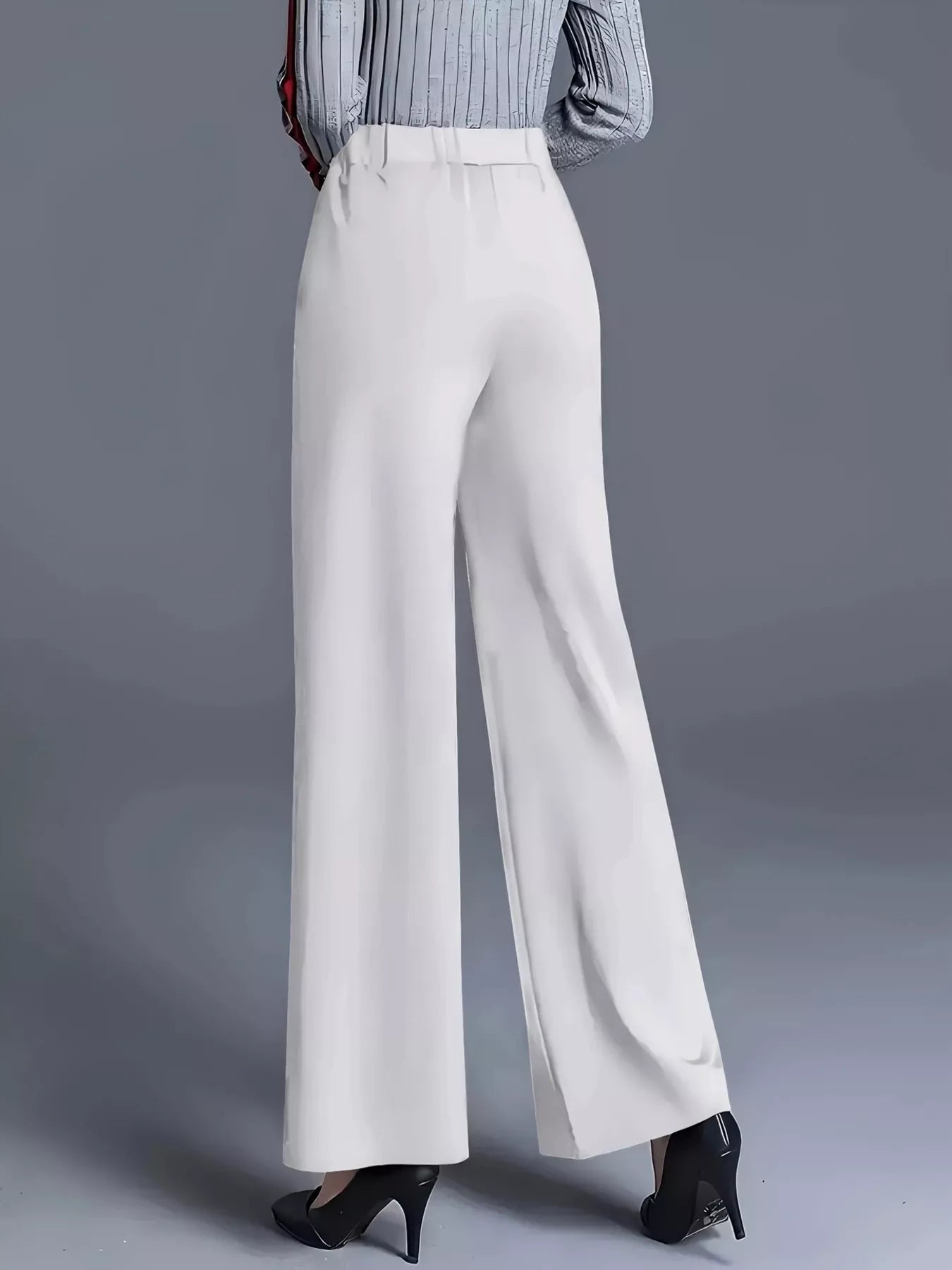 High-Waisted Wide Leg Pants - Tigbul's Variety Fashion Shop