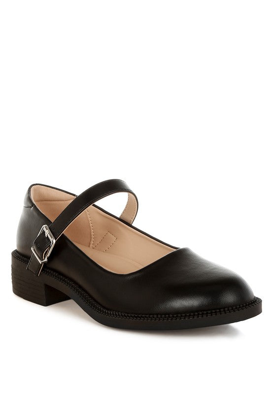 Ejeta Faux Leather Mary Jane Shoes - Tigbul's Variety Fashion Shop