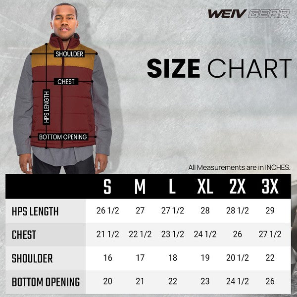 PADDED WINTER TWO TONE VEST - Tigbul's Variety Fashion Shop