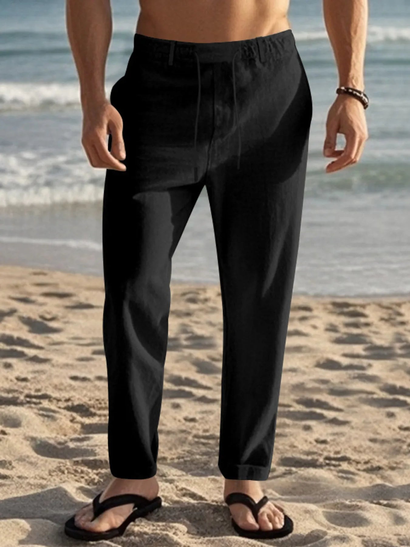Men's Full Size Casual Drawstring Pants Plus Size - Tigbul's Variety Fashion Shop