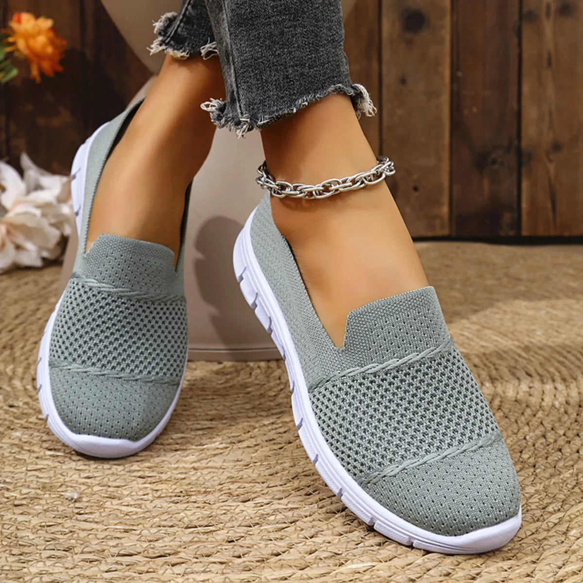 Breathable Mesh Athletic Slip-Ons - Tigbul's Variety Fashion Shop