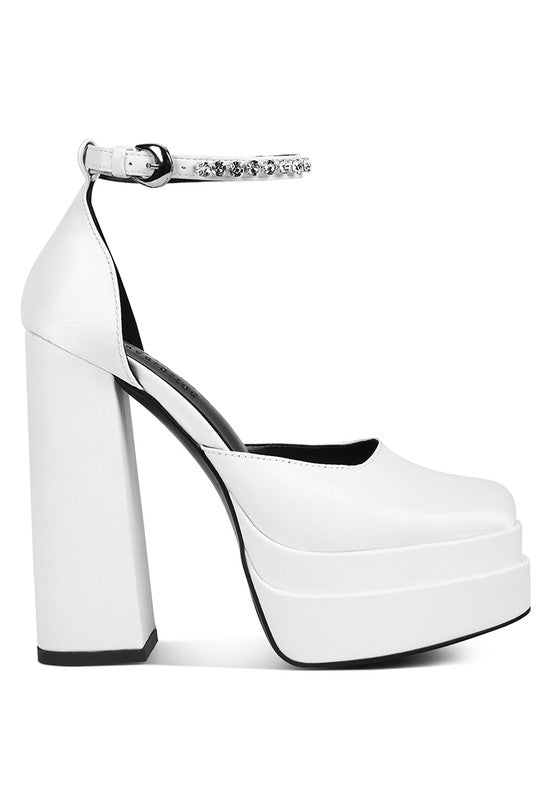 Martini Sky High Platform Sandals - Tigbul's Variety Fashion Shop