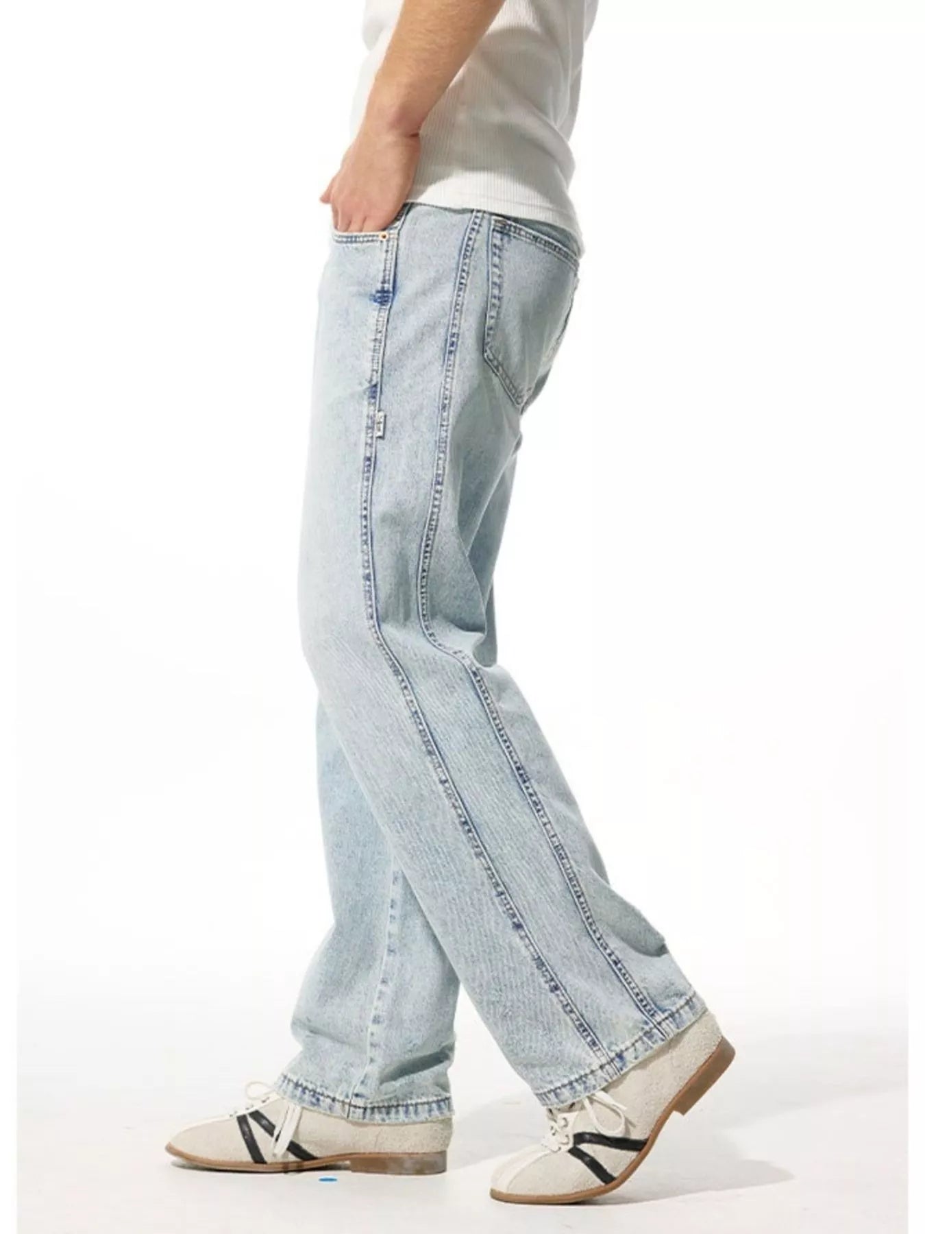 Men's Wide Leg Jeans - Tigbul's Variety Fashion Shop