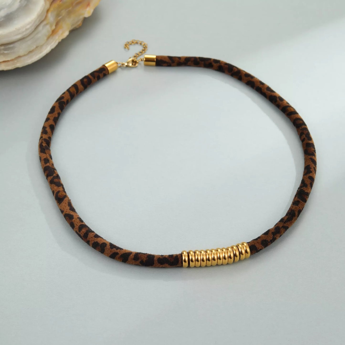 Leopard 18K Gold-Plated Necklace - Tigbul's Variety Fashion Shop