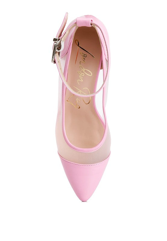 Hearst Mesh Pump Sandals - Tigbul's Variety Fashion Shop