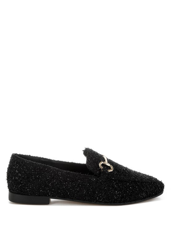 Danbury Horsebit Detail Shiny Loafers - Tigbul's Variety Fashion Shop