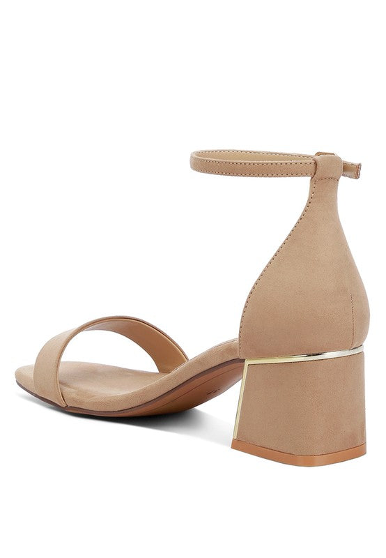 Eshe Block Heel Sandals - Tigbul's Variety Fashion Shop
