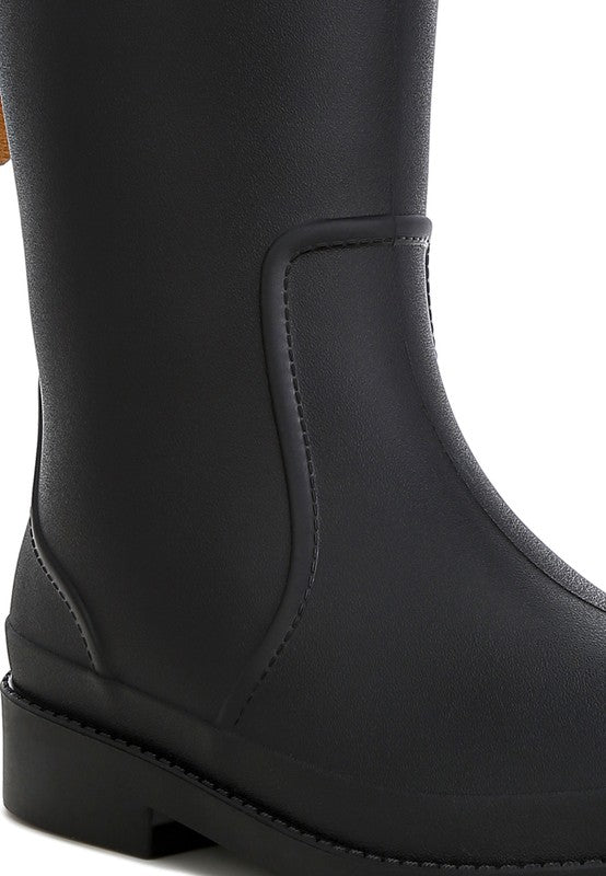 Overcloud Stylish High Rainboots - Tigbul's Variety Fashion Shop
