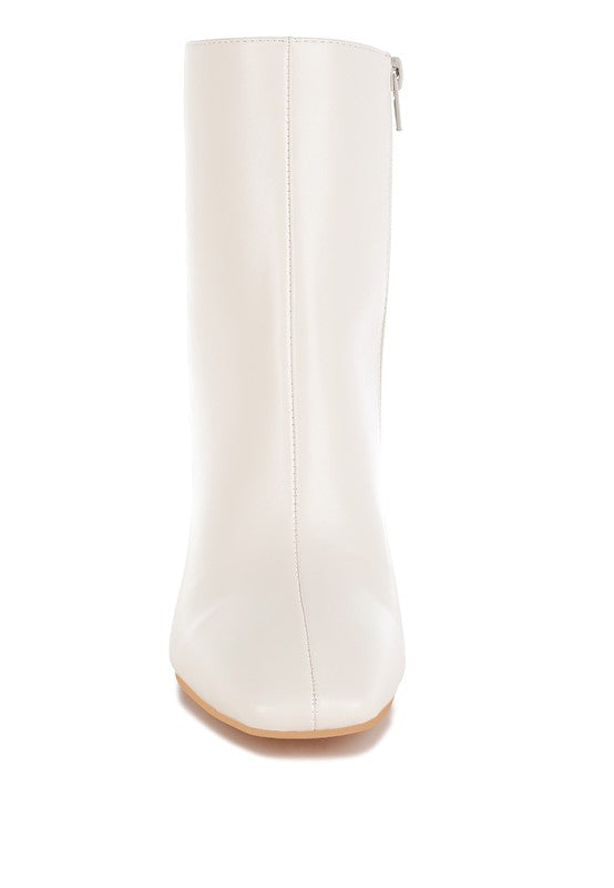 Bruna Square Toe Ankle Boots - Tigbul's Variety Fashion Shop
