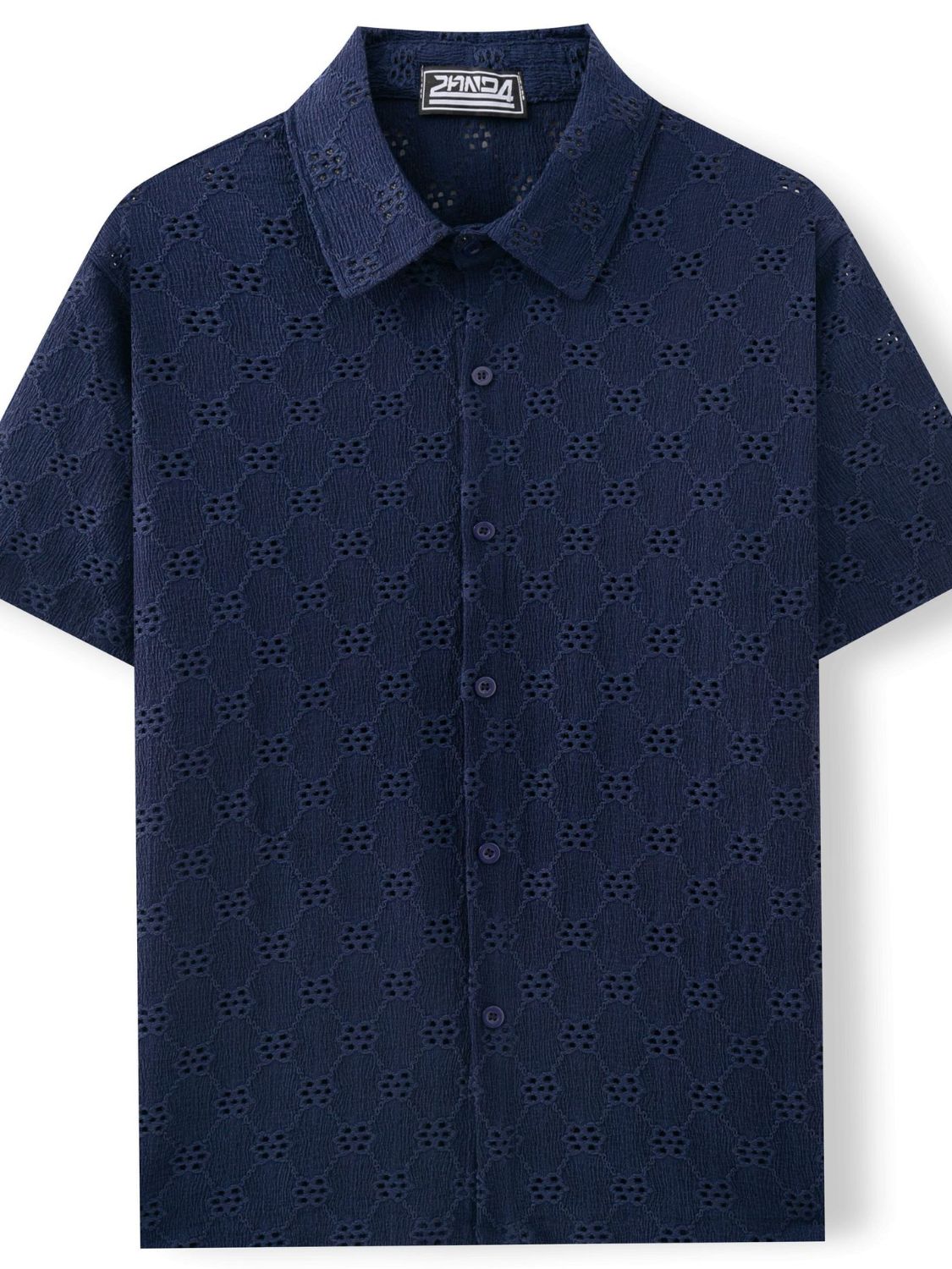 Men's Plus Size Button Down Short Sleeve Shirt - Tigbul's Variety Fashion Shop