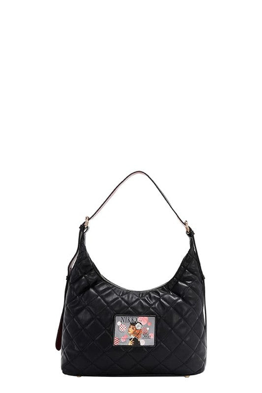 Nicole Lee USA Adjustable Strap Shoulder Bag - Tigbul's Variety Fashion Shop