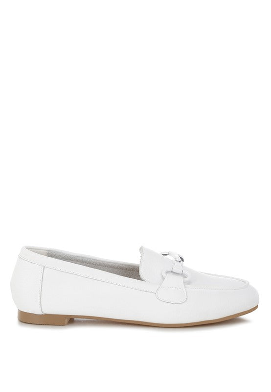 Taranis Monochromatic Horsebit Loafers - Tigbul's Variety Fashion Shop
