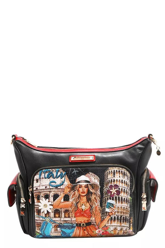 Nicole Lee USA Martha Travels Italy Multi Pocket Shoulder Bag - Tigbul's Variety Fashion Shop