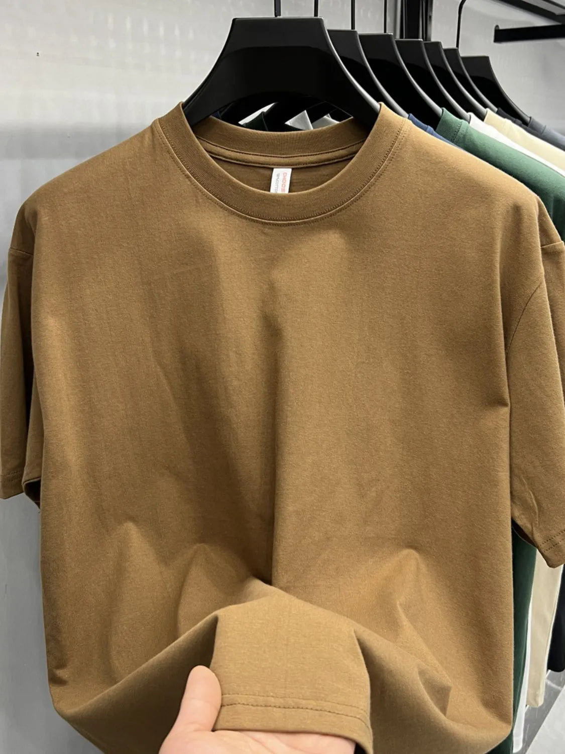 Men's Plus Size Round Neck Short Sleeve T-Shirt - Tigbul's Variety Fashion Shop