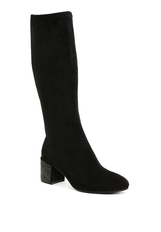 Sinaloa Microfiber Knee High Boots - Tigbul's Variety Fashion Shop