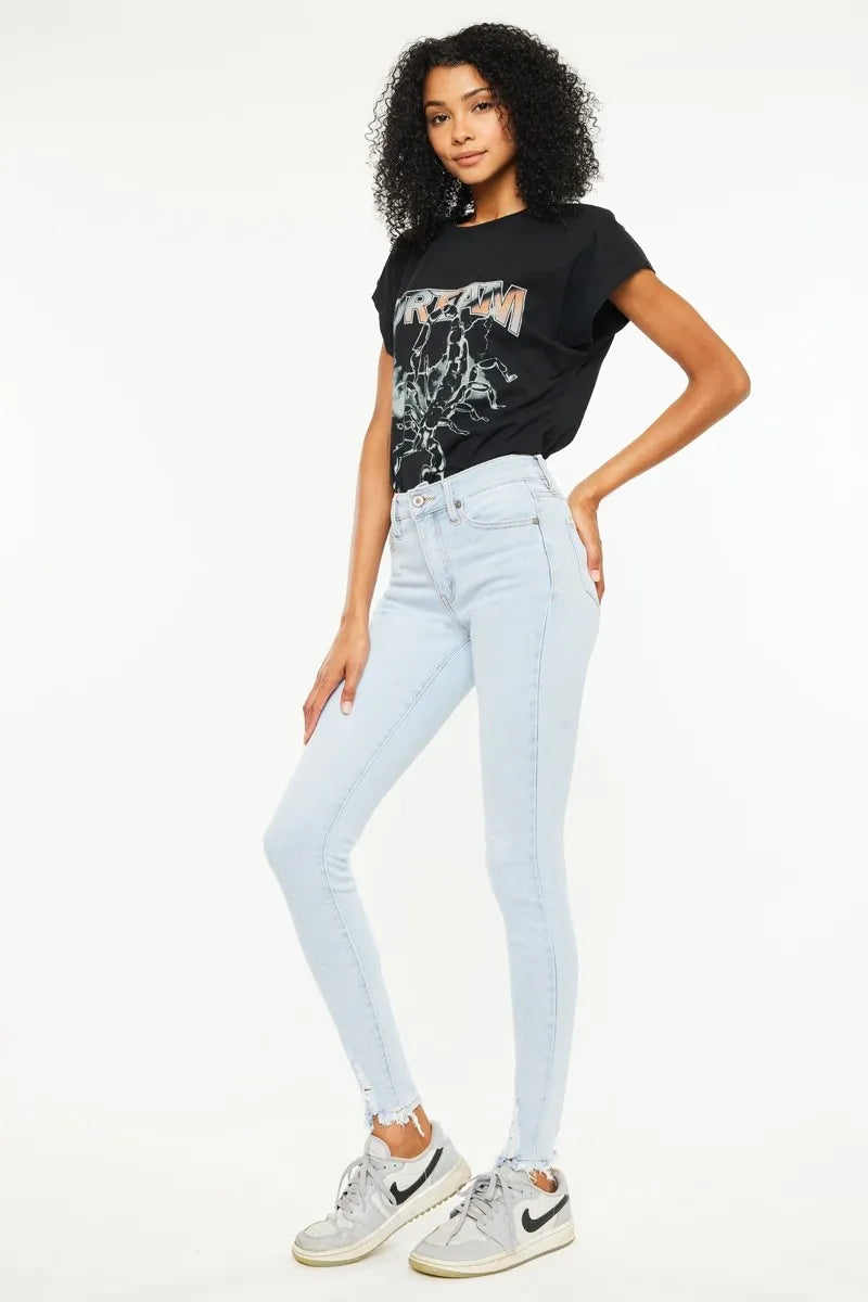 Kancan High Rise Super Skinny Jeans - Tigbul's Variety Fashion Shop