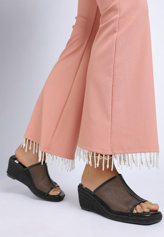 Seraphine Breathable Mesh Slip-On Wedges - Tigbul's Variety Fashion Shop