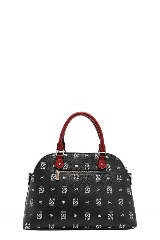 Nicole Lee USA Eco-Leather Cat Dome Bag - Tigbul's Variety Fashion Shop