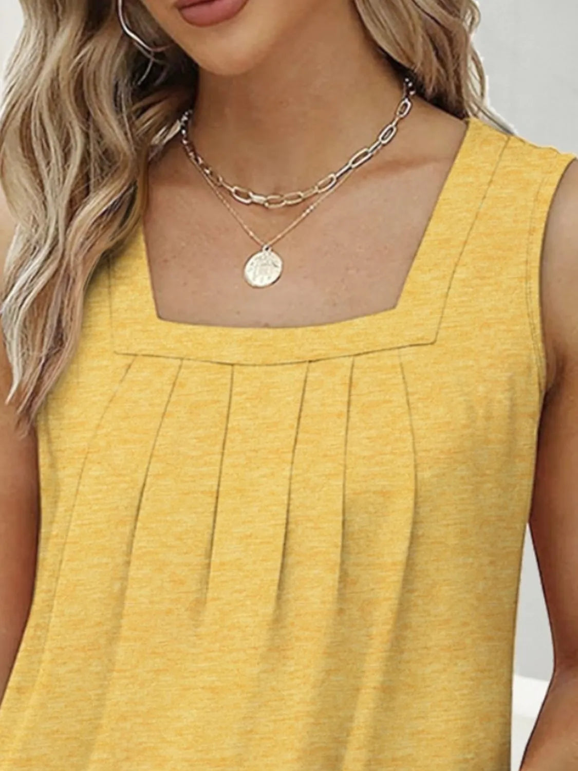Square Neck Tank Top - Tigbul's Variety Fashion Shop