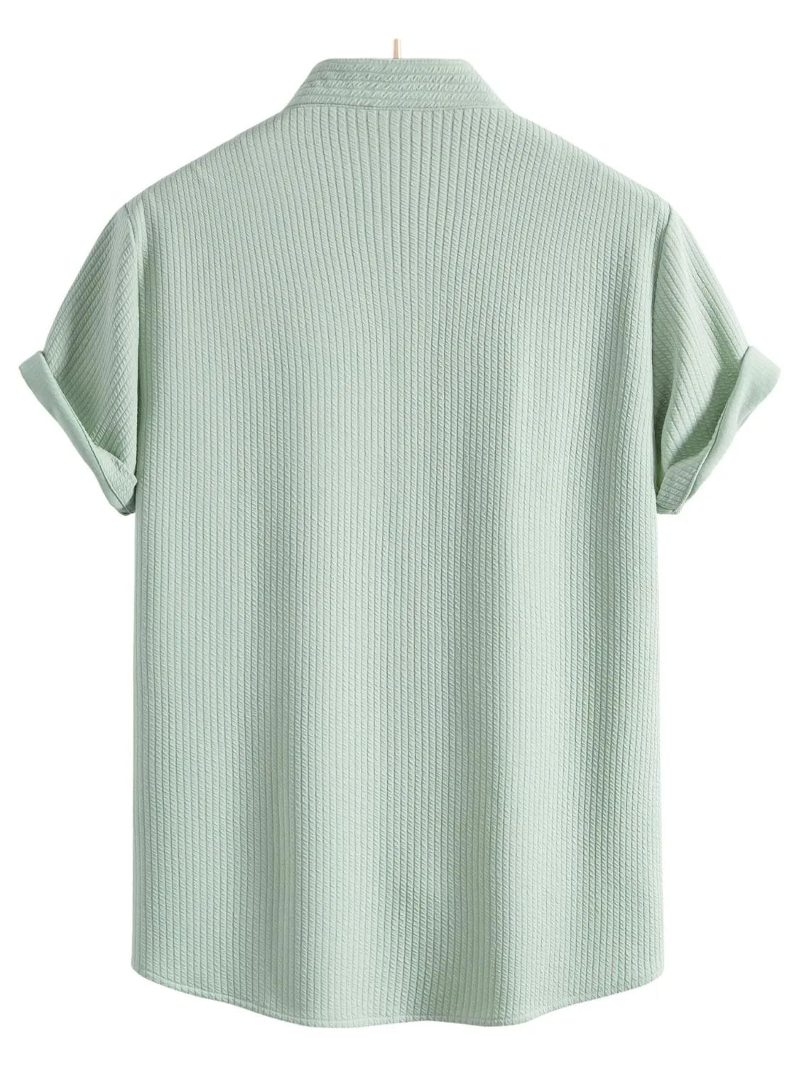 Men's Ribbed Short Sleeve Shirt and Shorts Set - Tigbul's Variety Fashion Shop