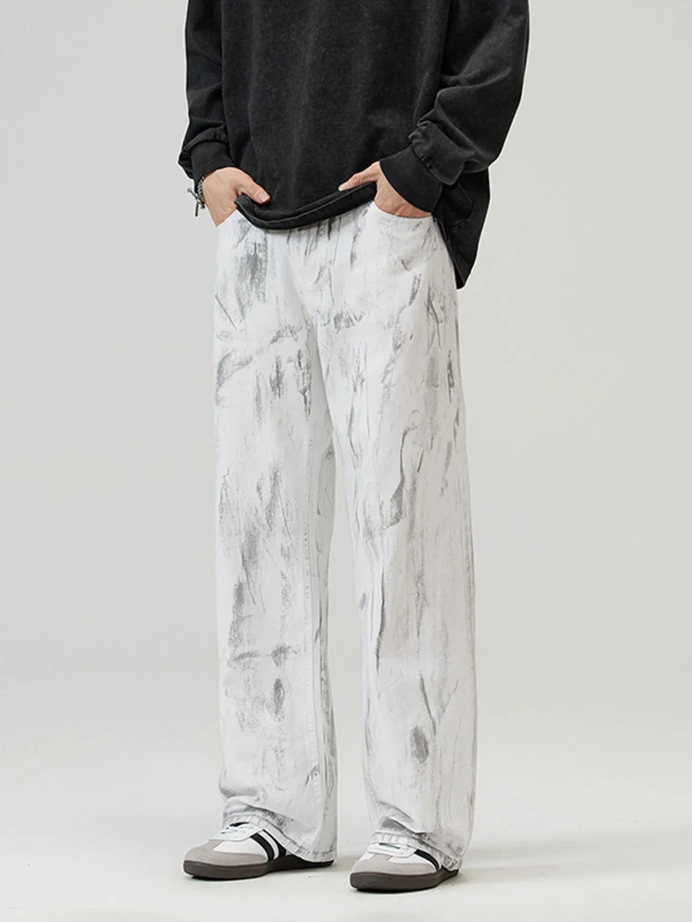 Men's Full Size Wide Leg Jeans Plus Size - Tigbul's Variety Fashion Shop