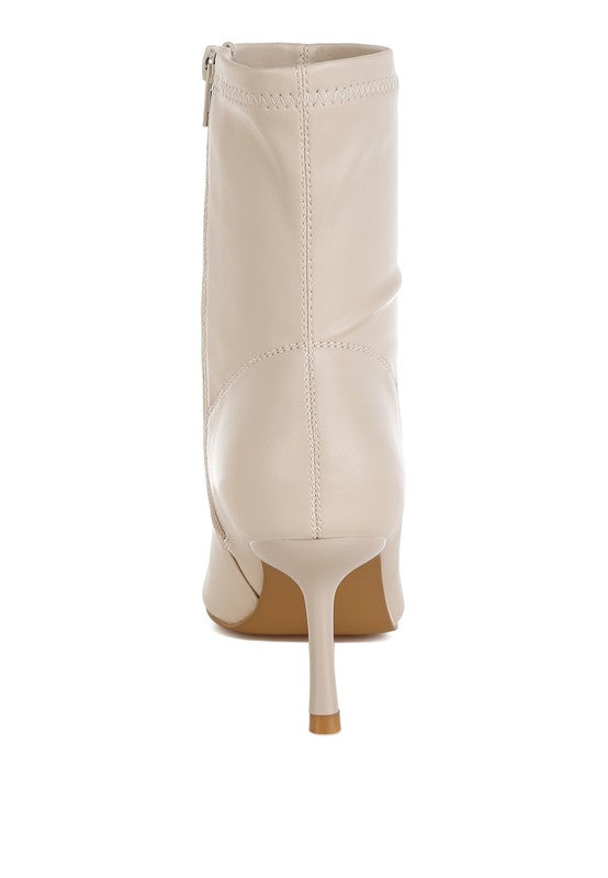 Pumila Stiletto Heel Sock Boots - Tigbul's Variety Fashion Shop