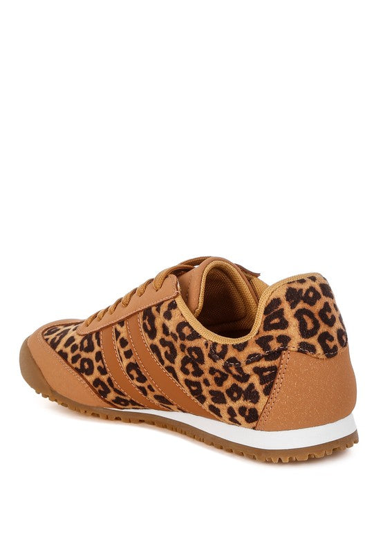 Panther Leopard Print Microfiber Sneakers - Tigbul's Variety Fashion Shop