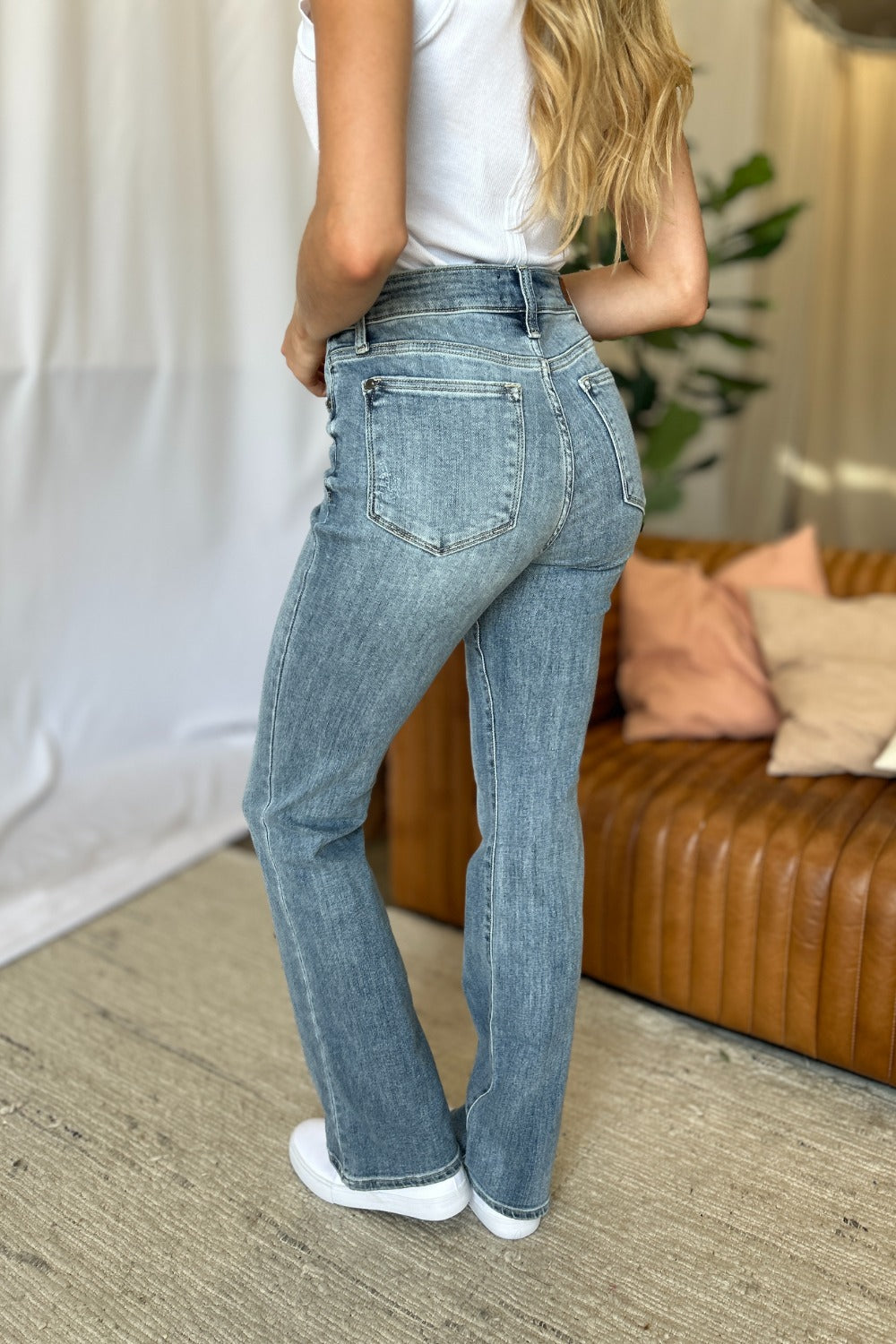 Judy Blue Medium Rise Bootcut Jeans - Tigbul's Variety Fashion Shop