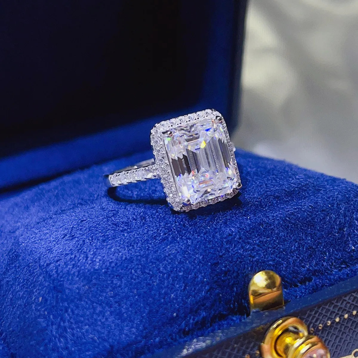 5 Carat Moissanite 925 Sterling Silver Ring - Tigbul's Variety Fashion Shop