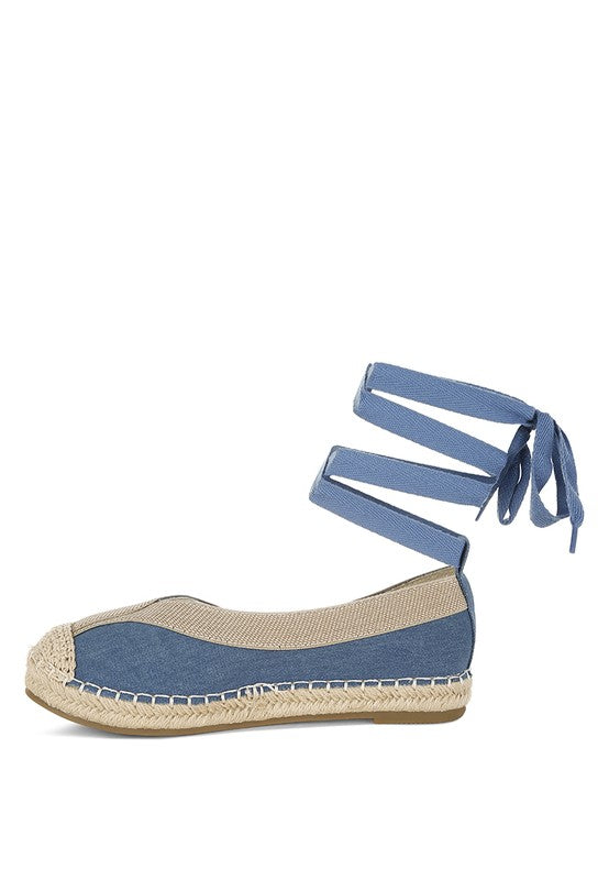 Nalya Detachable Lace Up Espadrille Sandals - Tigbul's Variety Fashion Shop