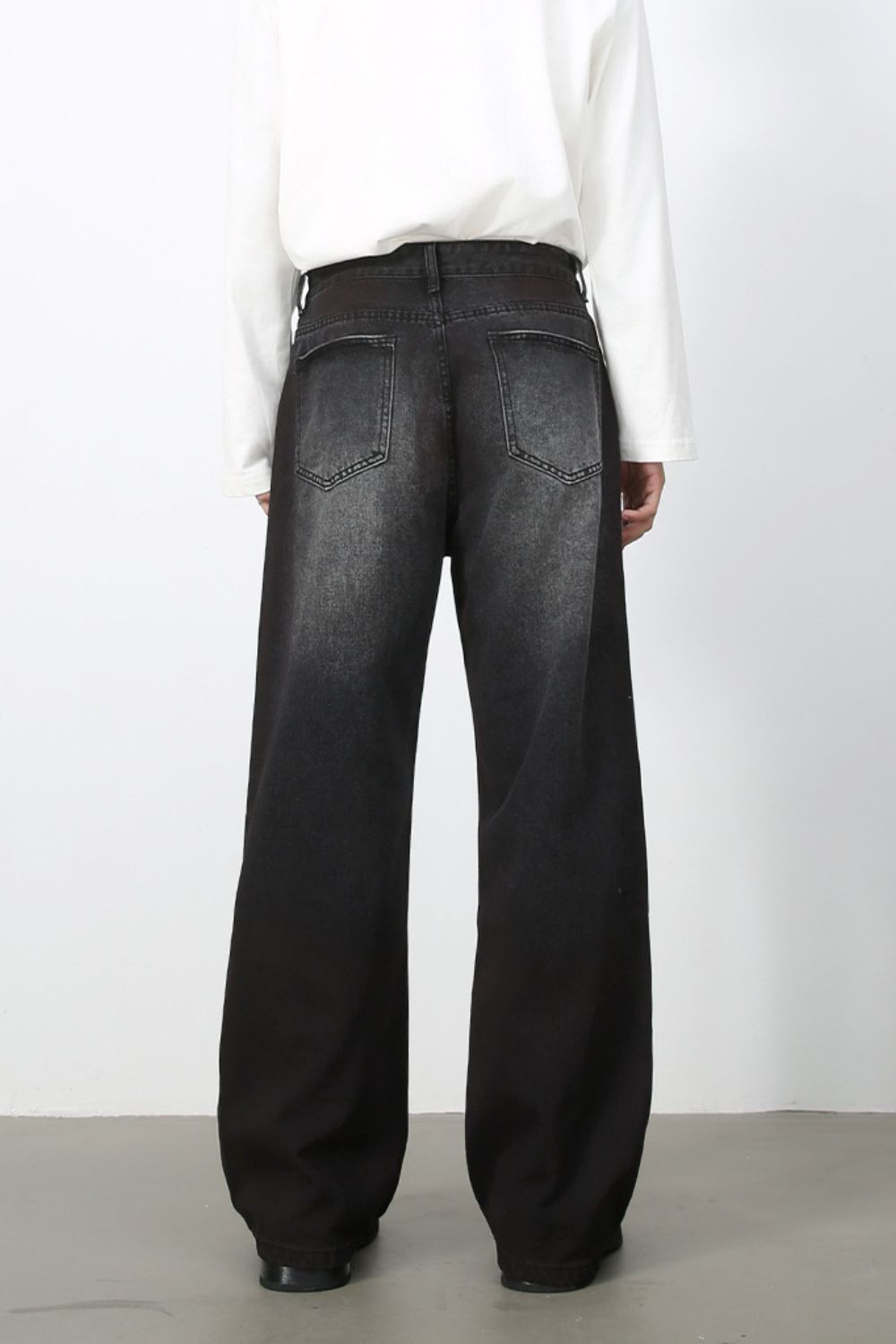 Men's Loose Fit Jeans with Pockets - Tigbul's Variety Fashion Shop