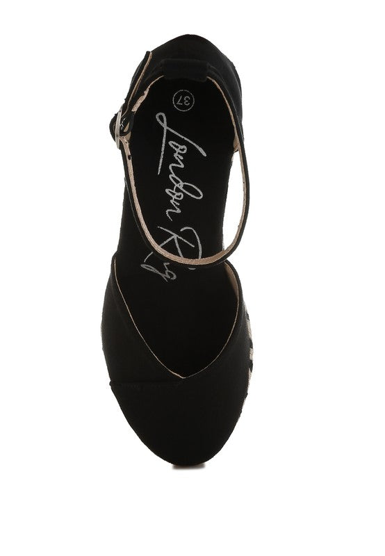 Sorcruz Wedge Heel Espadrilles Sandals - Tigbul's Variety Fashion Shop