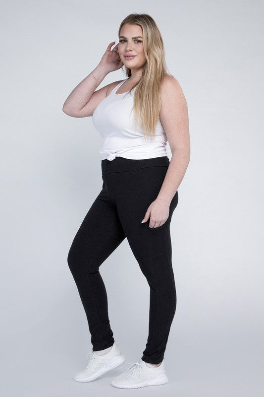 Plus Everyday Leggings with Pockets - Tigbul's Variety Fashion Shop