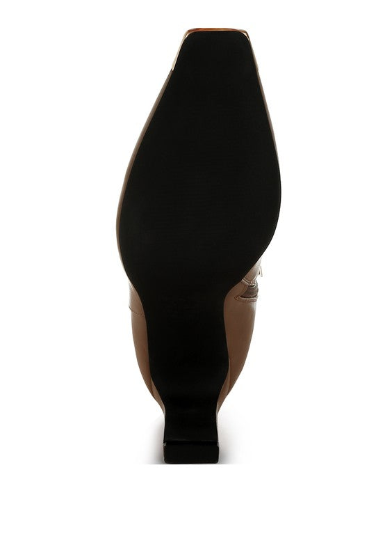 Orca Metallic Cap Toe Faux Leather Boots - Tigbul's Variety Fashion Shop