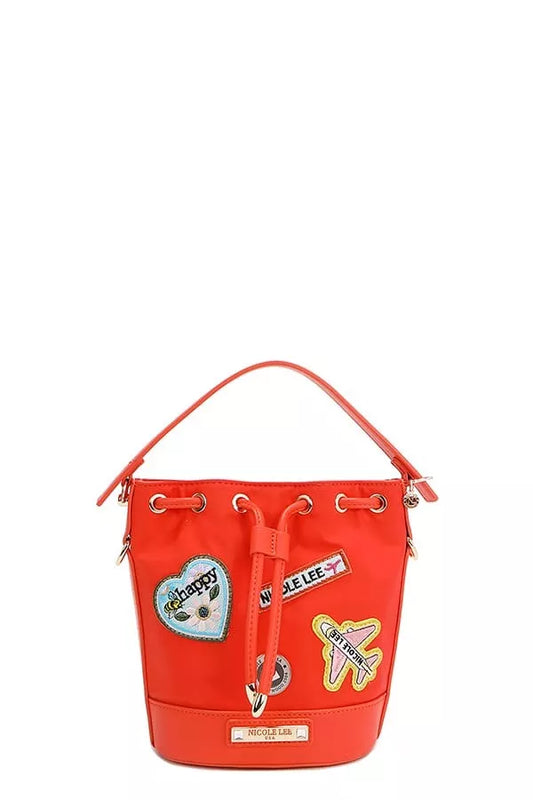 Nicole Lee USA Color Patch Bucket Bag - Tigbul's Variety Fashion Shop